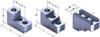 1.5MM x 60° Serrated - Hard Jaws - KW15BRJ - Dillon Manufacturing, Inc.