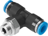 Push-in T-fitting - QST-G3/8-12 - Festo Corporation