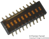 Dip Switch, 10Pos, Spst, Slide, Smd; No. Of Circuits E-Switch - 15N7539 - Newark, An Avnet Company