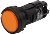 Panel Mount Indicator, Led, 22Mm, Amber, 24V; Led Color Idec - 74K3775 - Newark, An Avnet Company
