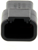Rectangular Connectors, Heavy Duty - DTM Series - DTM04-3P-E004 - LADD Distribution
