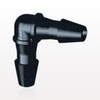 Elbow Connector, Barbed, Black - HE231 - Qosina Corp.