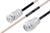 MIL-DTL-17 BNC Male to TNC Male Cable 36 Inch Length Using M17/113-RG316 Coax - PE3M0089-36 - Pasternack