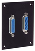 Universal Sub-Panel, 2 HD26 Feed-Thru Adapters - REF00033 - MilesTek Corporation