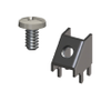 45 Deg Screw Terminal w/ Screw-White - 8189-4 - Keystone Electronics Corp.