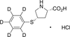 (4S)-4-(Phenylthio)-L-proline-d5 Hydrochloride -- P337057 - Image