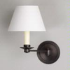 Flat Round Swing Arm Wall Light - WL44/1/BZ/US - Vaughan Designs, Inc.