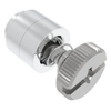 Captive Screw, M4 X 0.7, Flare-in, Phillips/Slot Combination, Knurled Bright Knob - 52-49-21-4 - Southco