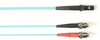 8m (26.3ft) STMTRJ Aqua OM2 MM Fiber Patch Cable INDR Zip OFNR - FOCMR50-008M-STMT-AQ - Black Box