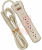 Surge Suppressor; 7; 15 A; lt 1 ns; 7 ft.; 1.4 lbs.; UL Listed; 15 A; 120 VAC; - 70101771 - Allied Electronics, Inc.
