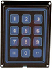 Keypad; 3 x 4 in.; Flange Mount; 3.000 + 0.015 in.; 24 VDC; 10 Ohms (Max.) - 70217118 - Allied Electronics, Inc.