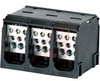 connector,power dist blk w/cover,3 pole,4 openings/pole,thermoplastic,600v,335a -- 70193037