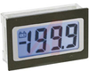 Voltmeter, 3.5 digit blue backlit, 200mV, 9 pin SIL, IP65 - 70101377 - Allied Electronics, Inc.