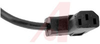 POWER SUPPLY CORD, RIGHT ANGLE, 6'7