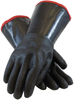 PIP Chemgrip 57-8643 Black Large Neoprene Supported Chemical-Resistant Gloves - Rough Finish - 14 in Length - 616314-14383 - 616314-14383 - R. S. Hughes Company, Inc.