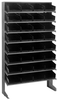 Sloped Rack, 8Shelves, 32Bins, Black; Shelving Unit Type Quantum Storage - 44AC6513 - Newark, An Avnet Company