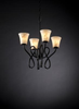 FAL-8910-20-MBLK Mid. Chandeliers-Glass Up - 494999 - Capital Lighting, Inc.