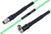Temperature Conditioned SMA Male to SMA Male Right Angle Low Loss Cable 12 Inch Length Using PE-P160LL Coax - PE3M0182-12 - Pasternack