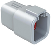 Automotive Housing, Rcpt, 6Pos, 25A, Gry Rohs Compliant Amphenol Sine/tuchel - 15AJ1937 - Newark, An Avnet Company
