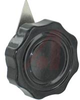Knob; Finger-grip with pointer; 1-5/8 In. dia.; 1/4 In. Hole; Black - 70023720 - Allied Electronics, Inc.