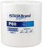 NuTrend TASKBrand P60 White Hydrospun Cleaning Wipe - Roll - 1100 wipes per roll - 12 in Overall Length - 13 in Width - NUTREND N-P060JPW - NUTREND N-P060JPW - R. S. Hughes Company, Inc.