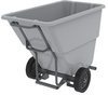 Akro-Mils 90 lb Gray Powder Coated Akro-Cart - Tubular Handle - 39 1/2 in Height - 4 in Swivel Casters - Lid Not Included - 76590 - 76590 - R. S. Hughes Company, Inc.