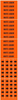 Brady B-946 Black on Orange Vinyl Self-Adhesive Pipe Marker - 2 1/4 in Height - 1/2 in Character Height - 2 3/4 in Length - Printed Msg = WHITE LIQUOR with Right Arrow - 7423-3C - 754473-68113 - R. S. Hughes Company, Inc.
