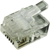 Cat5 Rj12 Modular Plug, 6 Position, 1 Port; Modular Connector Type Multicomp - 14N8139 - Newark, An Avnet Company