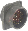 CONNECTOR,BOX MOUNTING RECEPTACLE,CLASSA,SIZE 20,16 #16 SOLDER PIN CONTACT - 70010953 - Allied Electronics, Inc.