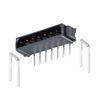 7 Pos. Male SIL Horizontal Throughboard Conn. No Latches - M80-8430742 - Harwin Plc