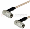 RA SSMA Male to RA SSMA Male Cable RG-316 Coax in 48 Inch and RoHS with LF Solder - FMC5151315LF-48 - Fairview Microwave Inc.