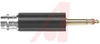Adapter; BNC Female to Bantam Plug; Brass; ABS; 0.50 in.; Gold-Plated; 50 degC -- 70198092