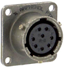 Circular Connector, Receptacle, Size 10, 5 Position, Box; Product Range Amphenol Industrial - 23C1815 - Newark, An Avnet Company