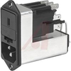 Casing with Standard RFI Filter, 2-polefusing, 10A - 70080770 - Allied Electronics, Inc.