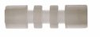 Bulkhead compression union, PVDF, 1/2