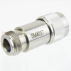 N Male (Plug) to N Female (Jack) Adapter, Passivated Stainless Steel Body, 1.15 VSWR - SM4017 - Fairview Microwave Inc.