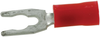 Terminal, Spade/fork, #8, Crimp, Red; Product Range Amp Te Connectivity - 90F6234 - Newark, An Avnet Company
