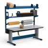 Elevatek Workstation Cantilever (Stationary), Crank, Resistant PVC Plastic Laminated (72
