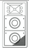 Two-way, electronically controlled full-range loudspeaker system - SLS915 - Visual Sound, Inc.