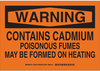 Chemical & Hazardous Material Sign - 126519 - Brady Corporation