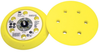3M Hookit 05876 Medium Yellow Disc Pad - 6 in DIA - 3/4 in Thick - 5/16 - 24 External Thread Attachment - 051131-05876 - R. S. Hughes Company, Inc.