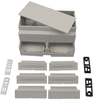 Din Rail Enclosure Kit, Pc, Grey; Enclosure Type Camdenboss - 76R0226 - Newark, An Avnet Company
