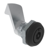Quarter-Turn Cam Latch, Bellcore Electronics, 23mm  Grip, Sealed, Zinc Alloy, Powder Coat, Black - E5-6-195-510 - Southco