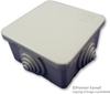 Enclosure, Box, Ip44, Junction Box, 80 Mm, 80 Mm, 40 Mm, Thermoplastic, Grey Abb - 38K9666 - Newark, An Avnet Company