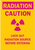 Radiation & Laser Sign - 88769 - Brady Corporation