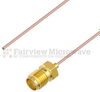 Test Probe Pigtail SMA Female to Straight Cut Lead Cable .034 Coax in 3 Inch and RoHS Compliant - FMCA1182-3 - Fairview Microwave Inc.