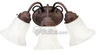 Three-Light Bedford Collection Bath & Vanity Fixture - P3188-09EBWB - bulbs.com