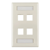 Keystone Faceplates, Frames - FPIQUAD-FW-ND - DigiKey