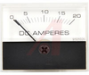 PANEL METER, 1.5INCH-0-20A OPAQUE CASESURFACE MOUNT - 70043493 - Allied Electronics, Inc.