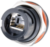 Rj45 Ethernet Connector, Receptacle, 8Way, Panel; In Line Connector A Te Connectivity - 07R7296 - Newark, An Avnet Company